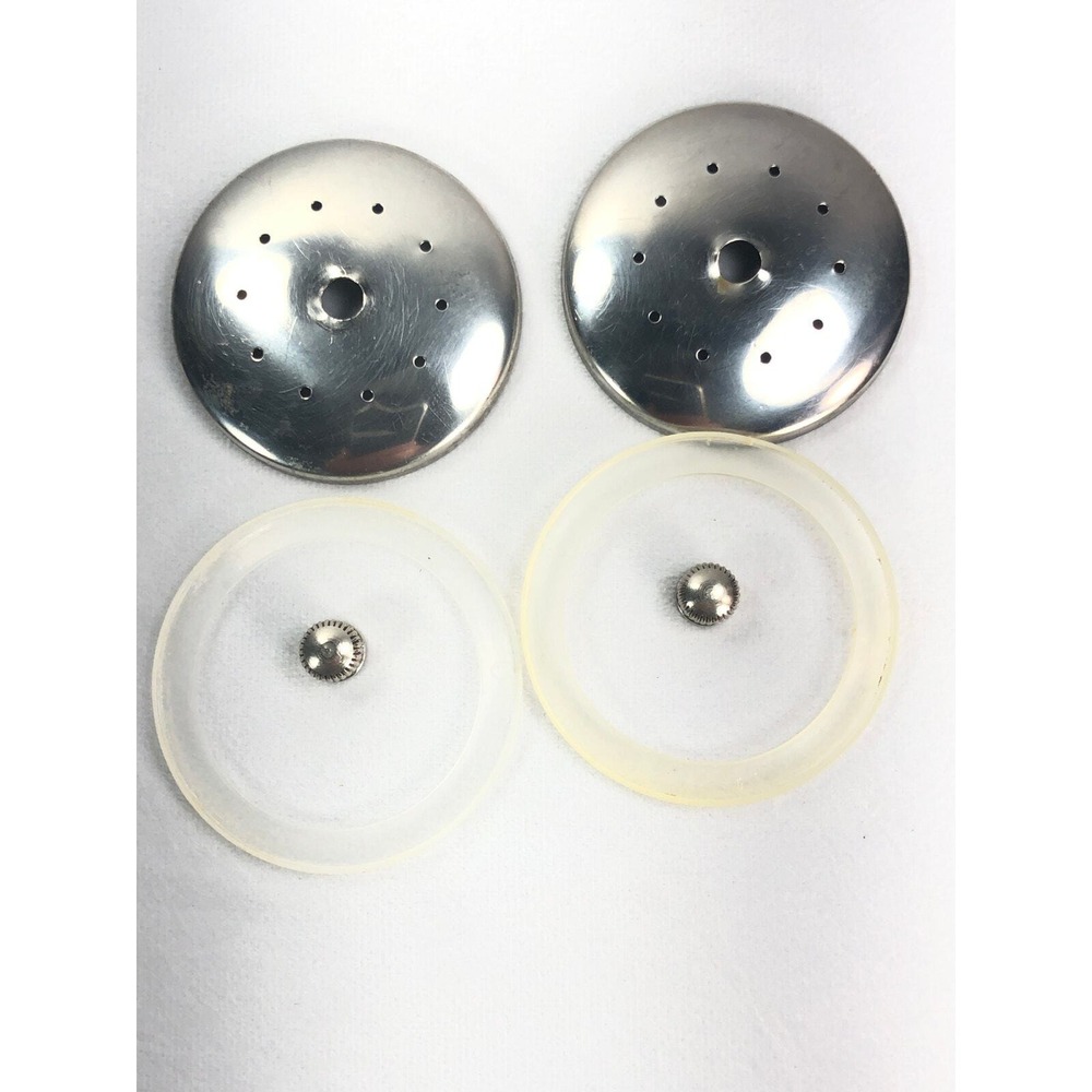 Wilton Armetale RWP Pewter‎ Salt & Pepper Shakers Plough Tavern Pattern Vintage - Picture 13 of 16